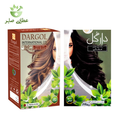 رنگ موی گیاهی دارگل